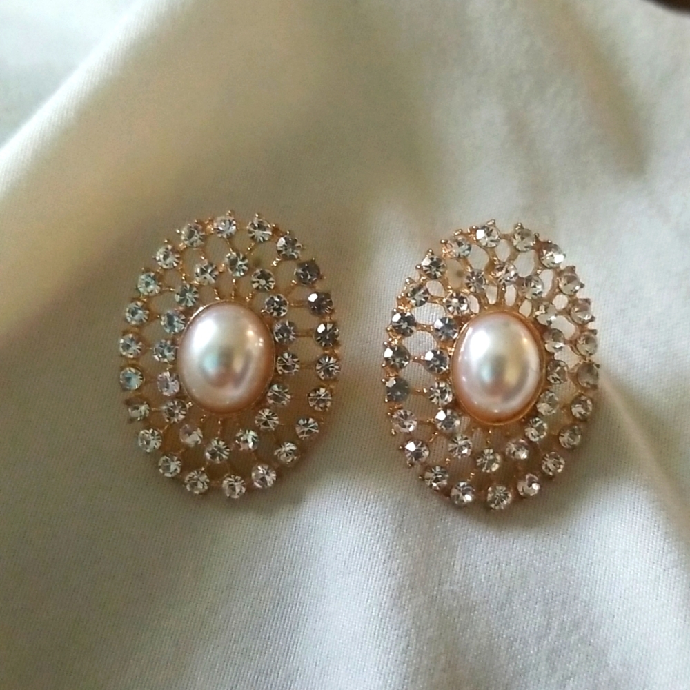 3 for $15 Vintage Style Gold Pearl Earrings